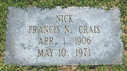 Francis N. “NIck” Crais 