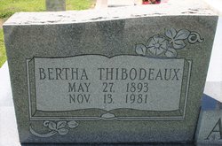 Bertha <I>Thibodeaux</I> Allain 
