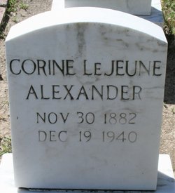 Corine <I>LeJeune</I> Alexander 