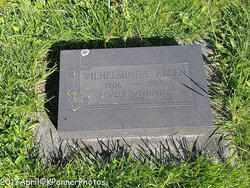 Ethel Wilhelmine <I>Woodman</I> Allen 