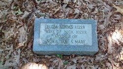 Elizabeth F <I>Adams</I> Kizer 
