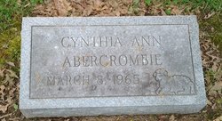 Cynthia Ann Abercrombie 