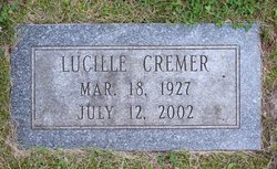 Francis Lucille <I>Crowe</I> Cremer 