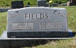 Mary Esther <I>Smith</I> Fields 