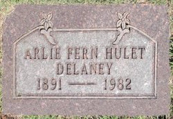Arlie Fern <I>Hulet</I> Delaney 