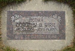 Dorothy Mildred <I>Bell</I> Ririe 