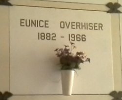 Eunice <I>Manlove</I> Overhiser 