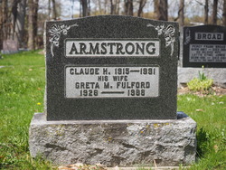 Greta Mae <I>Fulford</I> Armstrong 