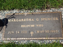 Margaretha Isabel <I>Geiger</I> Spencer 
