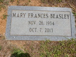 Mary Frances <I>Stacey</I> Beasley 