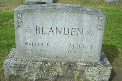 Alice <I>Witherby</I> Blanden 