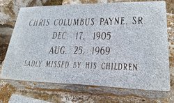 Chris Columbus Payne Sr.