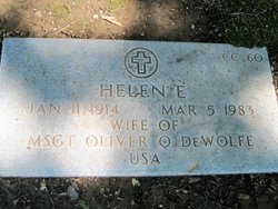 Helen E DeWolfe 