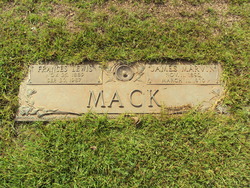 Frances <I>Lewis</I> Mack 