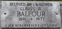 Gladys Miriam <I>Dowsett</I> Balfour 
