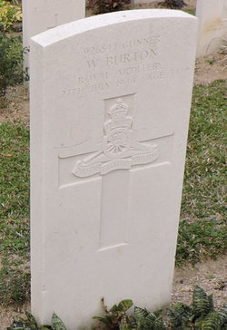 Gunner William Burton 