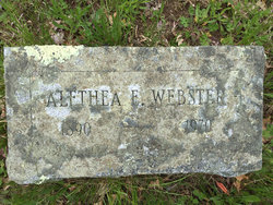 Althea Ellen <I>Thomas</I> Webster 