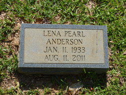 Lena Pearl <I>Smith</I> Anderson 