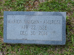 Marion <I>Vaughn</I> Ambrose 