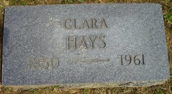 Clara V <I>Vaught</I> Hays 