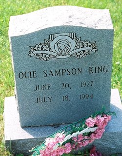 Ocie G. <I>Sampson</I> King 