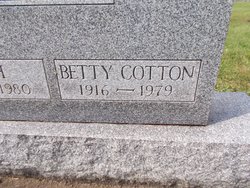 Betty Cotton Benedum 