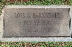 Mary Lois <I>Sanders</I> Barksdale 