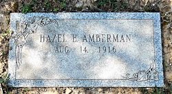 Hazel E <I>Boyer</I> Amberman 