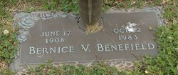 Bernice V. <I>Burch</I> Benefield 