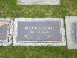 PFC Donald Arthur Bailey 