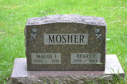 Maude I. <I>Hawver</I> Mosher 