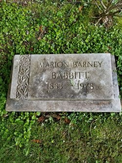 Marion <I>Barney</I> Babbitt 