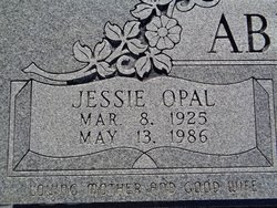 Jessie Opal <I>Blanton</I> Abercrombie 