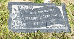 Marion Inez <I>Wilson</I> Worthington 