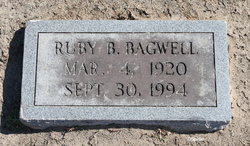 Ruby Mae <I>Batts</I> Bagwell 