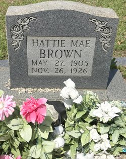 Hattie Mae <I>Evans</I> Brown 