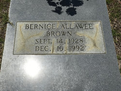 Bernice Allawee Brown 