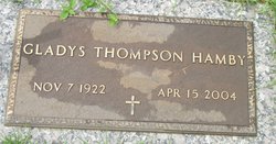 Gladys Elnora <I>Thompson</I> Hamby 