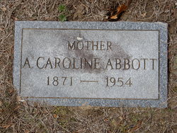 Annie Caroline <I>Wheeler</I> Abbott 