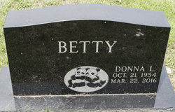 Donna L. <I>Eldridge</I> Betty 