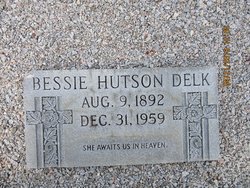 Bessie Louise <I>Hutson</I> Delk 