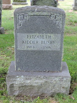 Elizabeth A G <I>Kidder</I> Busby 