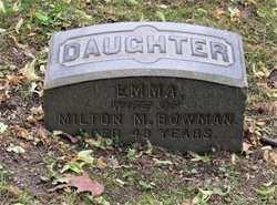 Emma Clara <I>Hoffman</I> Bowman 