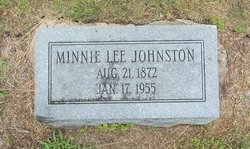 Minnie <I>Lee</I> Johnston 