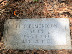 Cleo <I>Edmondson</I> Allen 