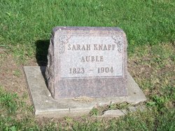 Mrs Sarah <I>Knapp</I> Auble 