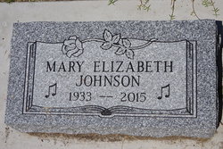 Mary Elizabeth “Beth” <I>Shearer</I> Johnson 