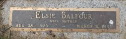 Elsie “Patsy” <I>Patterson</I> Balfour 