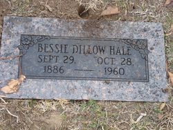 Bessie Elizabeth <I>Dillow</I> Hale 