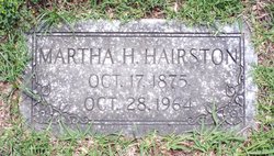 Martha Elizabeth <I>Hairston</I> Hairston 